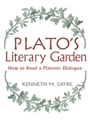cover image of Plato's Literary Garden